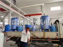 蘇州客戶預定的真空排氣定壓補水裝置，全自動加藥裝置，排氣除污裝置發貨啦！